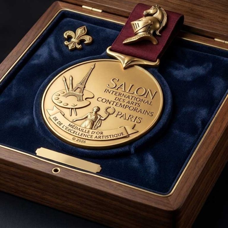 Cadrage-Gallery_Zainab-Raouf_Awards_Gold-Medal-for-Artistic-Excellence-at-the-International-Salon-of-Contemporary-Art-in-Paris