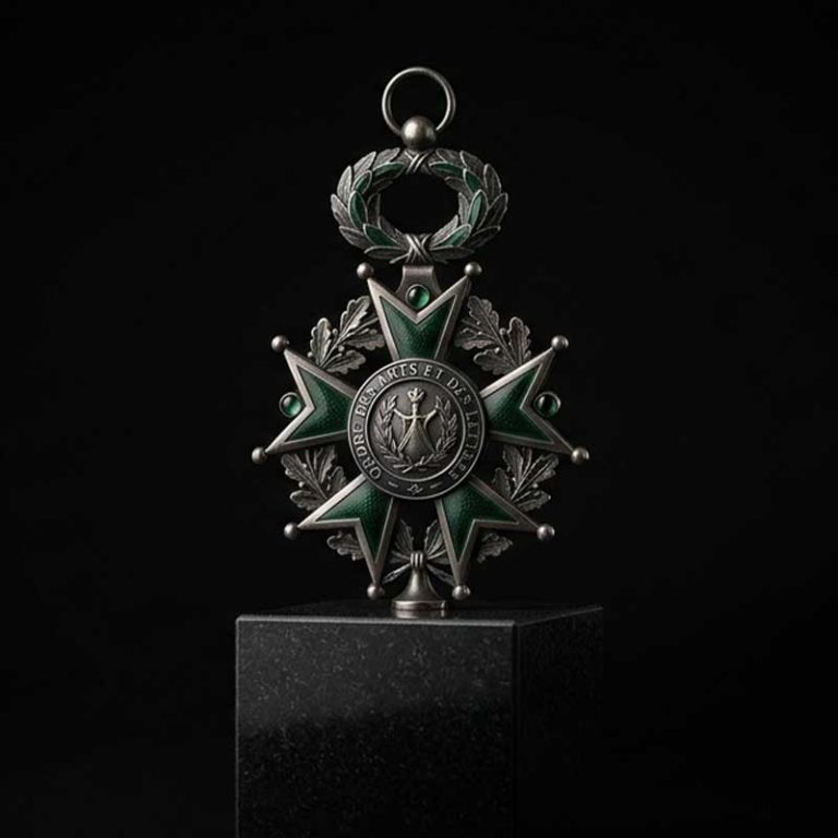 The Knight of the Order of Arts and Letters Ministry of Culture, France